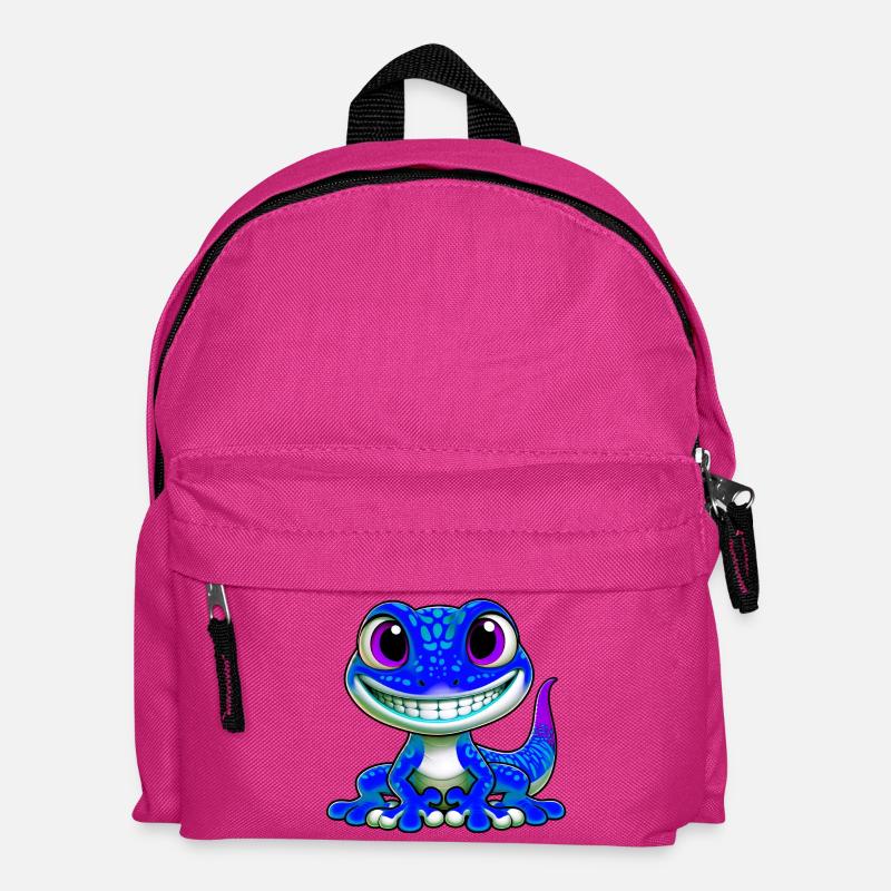 Gecko - Kinder Rucksack - Fuchsia