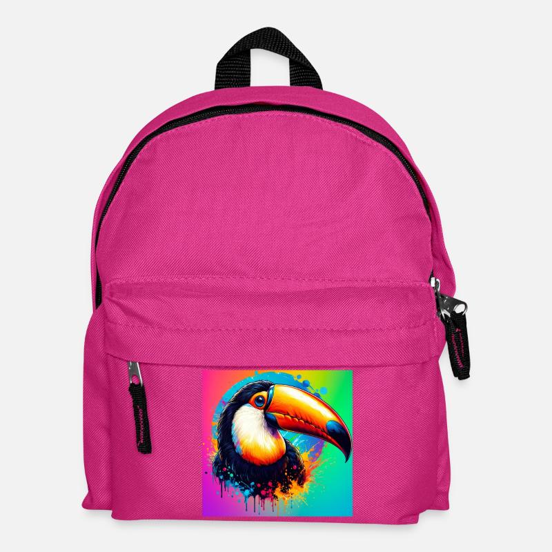 toucan - Kids' Backpack - fuchsia