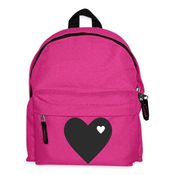 Cœur minimaliste avec accent - Sac à dos Enfant - fuchsia - Devant