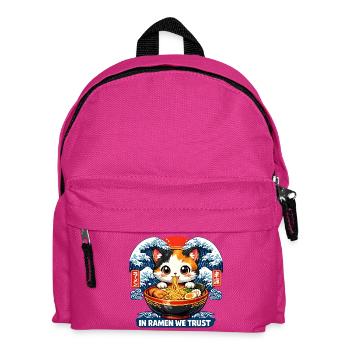 Ich brauche Ramen - Kinder Rucksack - Fuchsia - Vorne