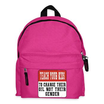 Enseignez à vos enfants - Anti-genre - Sac à dos Enfant - fuchsia - Devant