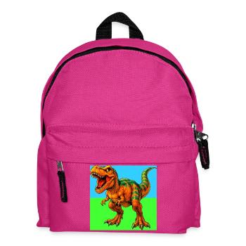 dinosaure - Sac à dos Enfant - fuchsia - Devant