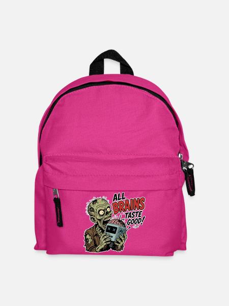 Zombie KI Halloween - Kinder Rucksack - Fuchsia