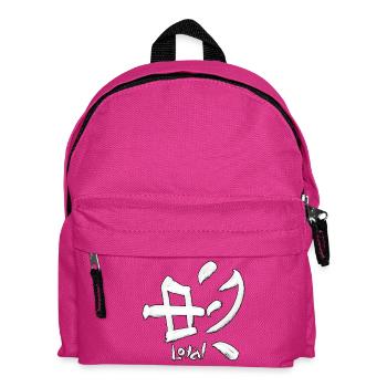Loyalitätsbürsten-Logo - Kinder Rucksack - Fuchsia - Vorne