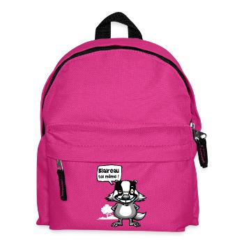 le blaireau - Sac à dos Enfant - fuchsia - Devant