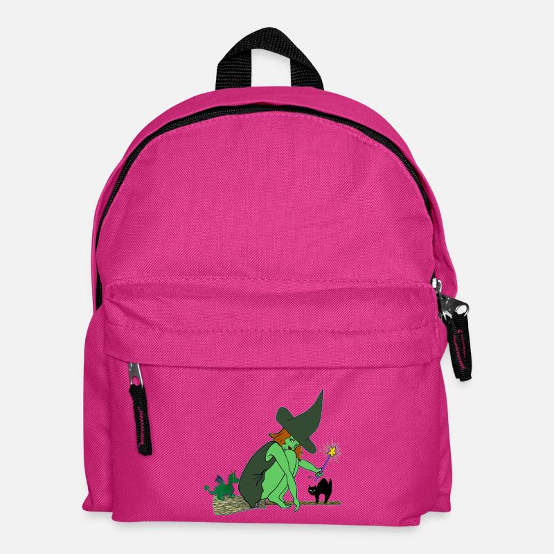 Hexe - Kinder Rucksack - Fuchsia