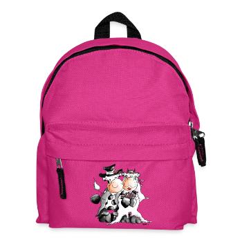 Cow Wedding - Bride - bridegroom - cows - Kids' Backpack - fuchsia - Front