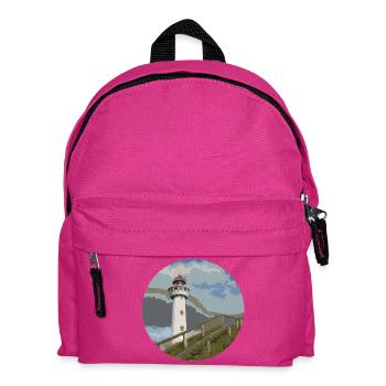 lighthouse - Kids' Backpack - fuchsia - Front