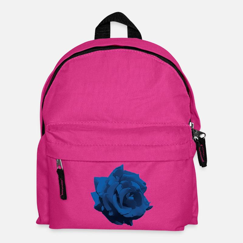 Fleur - Rose bleu - Sac à dos Enfant - fuchsia