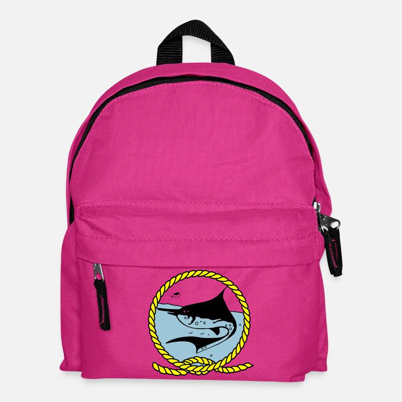 Leawaka Haria Logo - Kinder Rucksack - Fuchsia