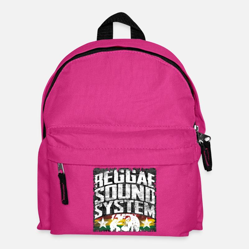 Reggae Sound System - Kinder Rucksack - Fuchsia
