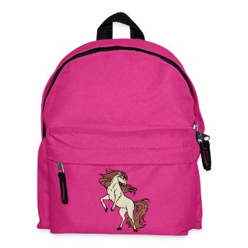 Icelandic Horses Gallop Horse Fan Horse Love Horses - Kids' Backpack - fuchsia - Front
