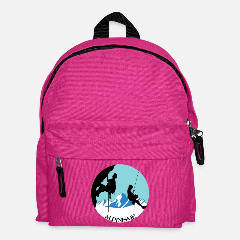Bergsteigen - Kinder Rucksack - Fuchsia
