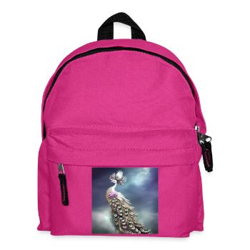 Merveilleux paon élégant - Sac à dos Enfant - fuchsia - Devant