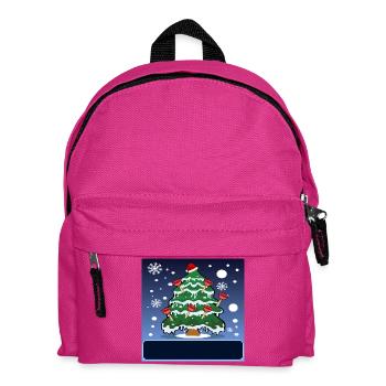 WEIHNACHTEN KLEMPNER SANITÄRANLAGEN PÖMPEL - Kinder Rucksack - Fuchsia - Vorne
