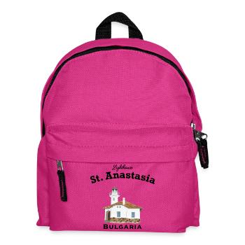 Bulgarie Phare Monastère Île Sveta Anastasia - Sac à dos Enfant - fuchsia - Devant
