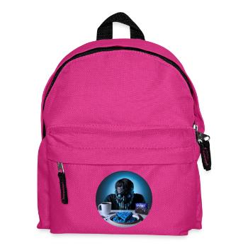Musik - House - Techno - Horror -Zombie - Kinder Rucksack - Fuchsia - Vorne