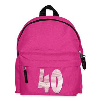 NUMÉRO 40 QUARANTE - QUARANTE ANS D’ANNIVERSAIRE - Sac à dos Enfant - fuchsia - Devant