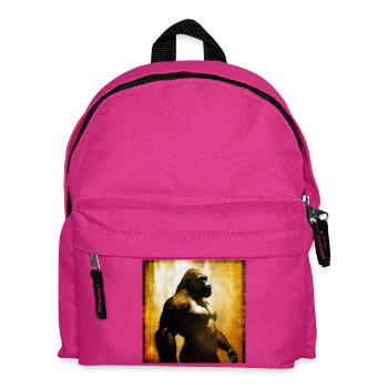 Gorille 03 - Sac à dos Enfant - fuchsia - Devant