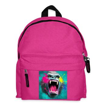 Gorilla 04 - Kids' Backpack - fuchsia - Front