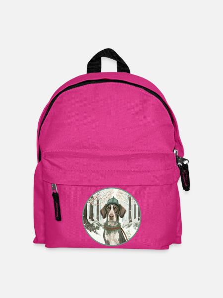 Jagdhund - Kinder Rucksack - Fuchsia