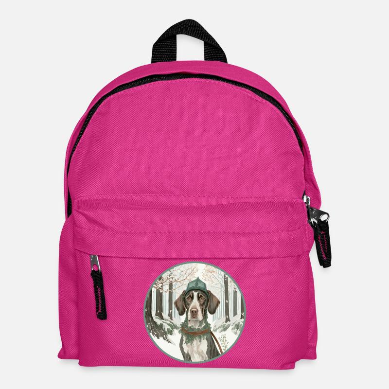Jagdhund - Kinder Rucksack - Fuchsia