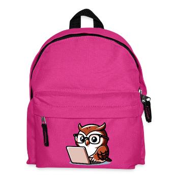Wise Web Owl : le navigateur de connaissances - Sac à dos Enfant - fuchsia - Devant