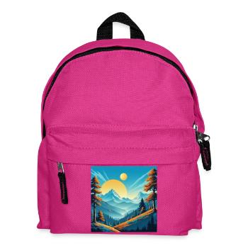 Deux soleils - Sac à dos Enfant - fuchsia - Devant