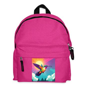 Hummingbird - Kids' Backpack - fuchsia - Front