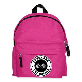 Je peux pas j'ai rallye - Sac à dos Enfant - fuchsia - Devant
