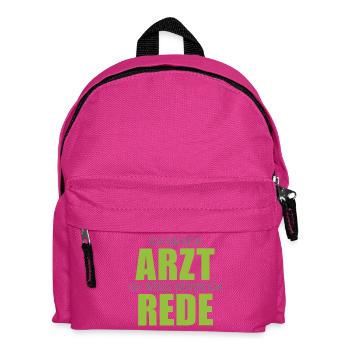 Arzt, Apotheke, Ich bin kein Arzt - Kinder Rucksack - Fuchsia - Vorne