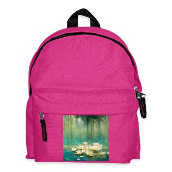 Water lilies - Kids' Backpack - fuchsia - Front