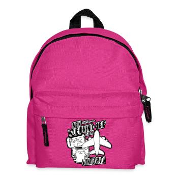 Mein Wochenendtrip ist dein Windelgeld – DINK Life - Kinder Rucksack - Fuchsia - Vorne