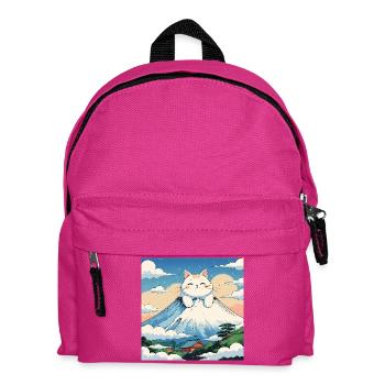 Chaton Fuji - Sac à dos Enfant - fuchsia - Devant