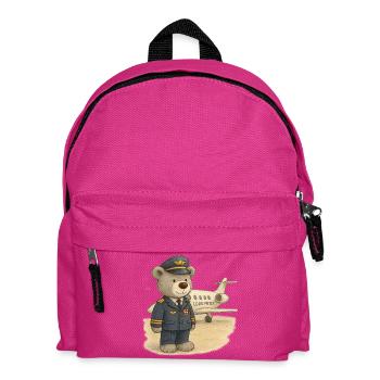 Lord Petzi Pilot - Kinder Rucksack - Fuchsia - Vorne