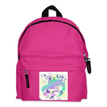 fantasie flower blumen - Kinder Rucksack - Fuchsia - Vorne