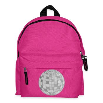 Conception de boule disco - Sac à dos Enfant - fuchsia - Devant