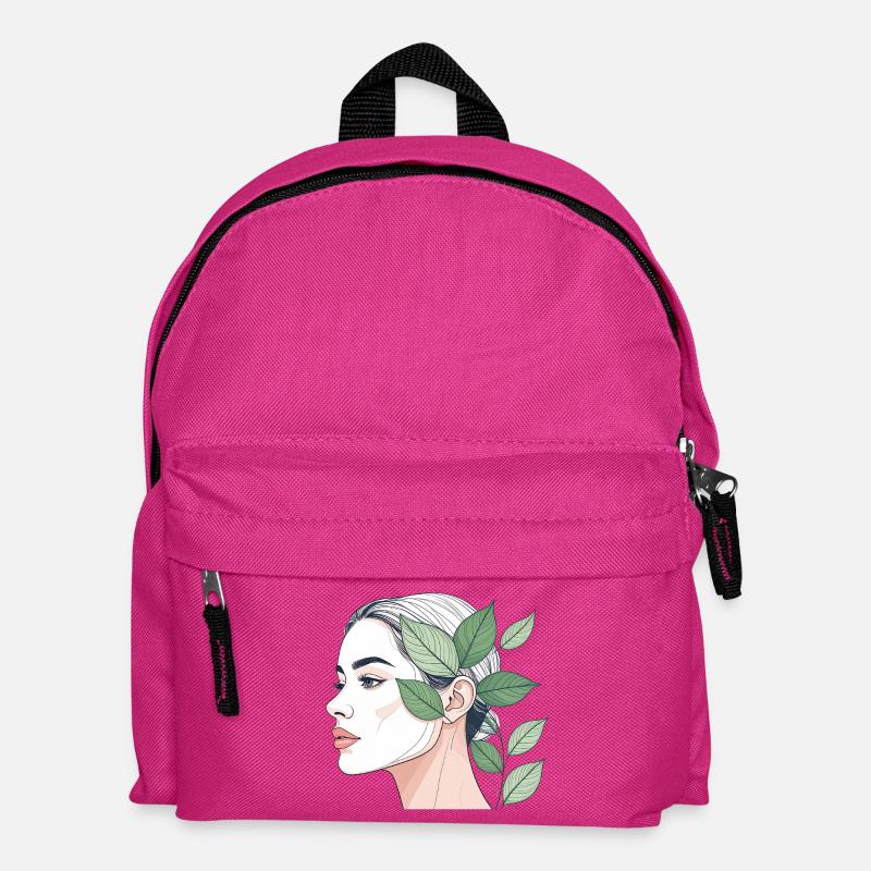 Nature is a state of mind - Kids' Backpack - fuchsia