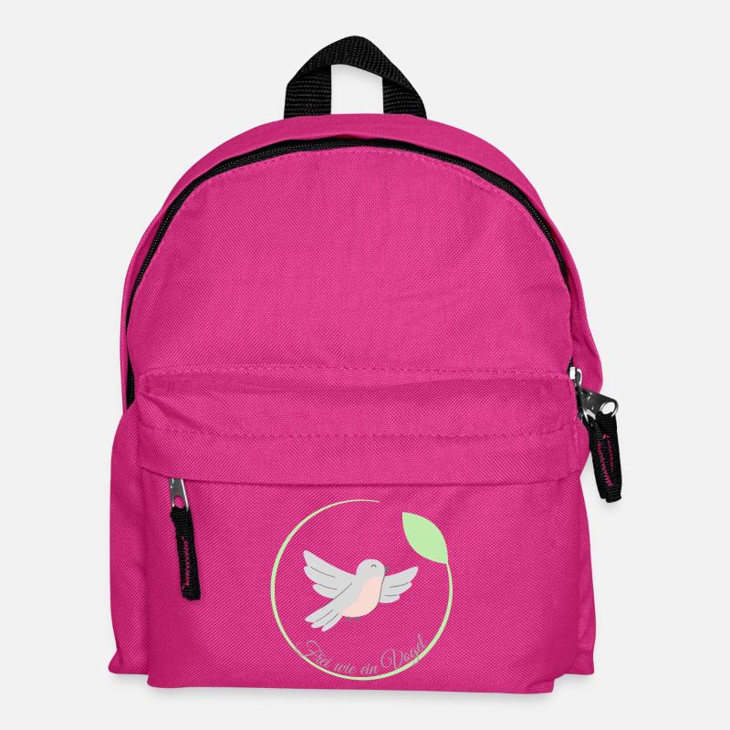 Frei wie ein Vogel - Kinder Rucksack - Fuchsia