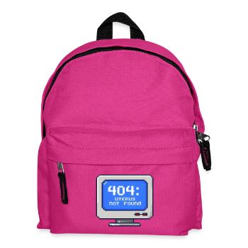 404 : utérus introuvable - Pixel 8 bits - Sac à dos Enfant - fuchsia - Devant