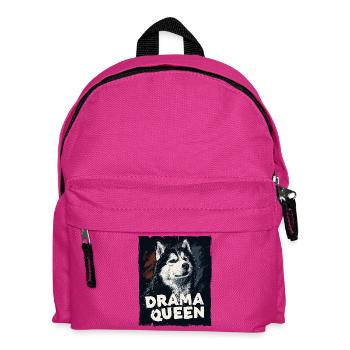 Reine du drame husky - Sac à dos Enfant - fuchsia - Devant