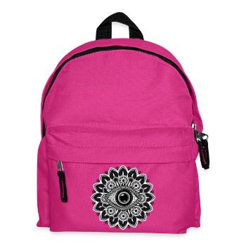 L’œil mystique dans le mandala – Symbole spirituel - Sac à dos Enfant - fuchsia - Devant