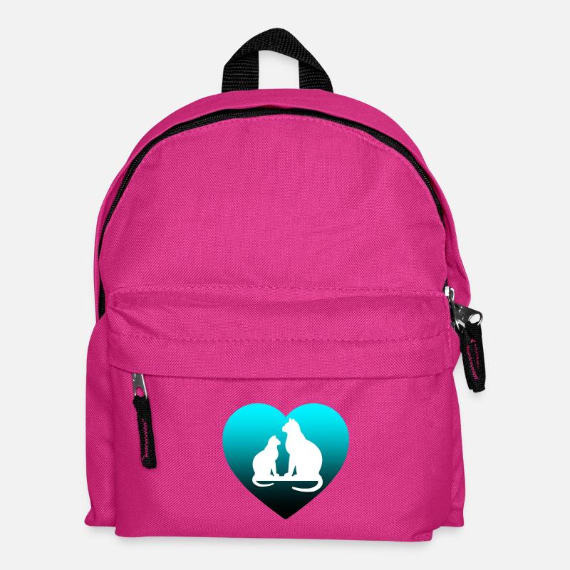 feline - Kids' Backpack - fuchsia