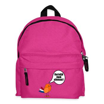 Néerlandais. Merci beaucoup. - Sac à dos Enfant - fuchsia - Devant