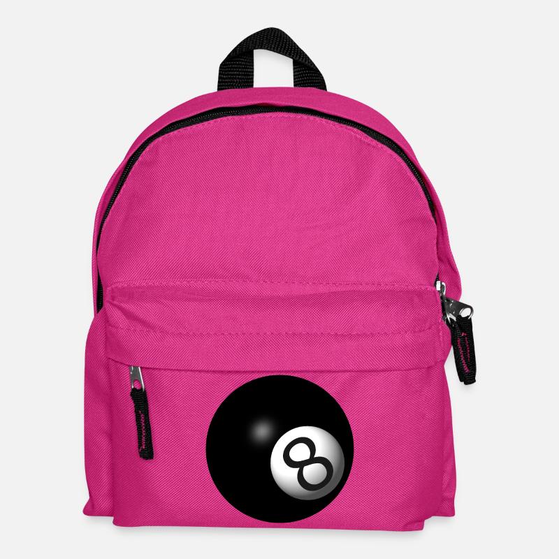 Billardkugel - Kinder Rucksack - Fuchsia