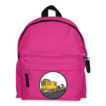 GAF Track Work Vehicle Track Builder - Kids' Backpack - fuchsia - Front