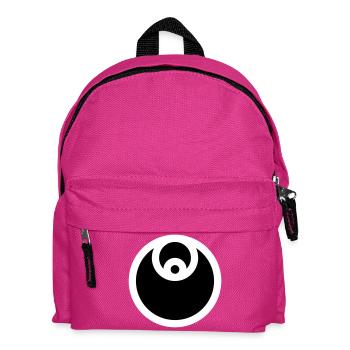 Emblème circulaire rempli - Sac à dos Enfant - fuchsia - Devant