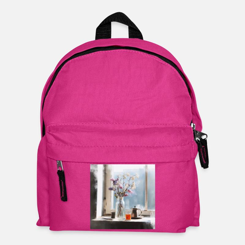 Friedliche Ruhe - Kinder Rucksack - Fuchsia