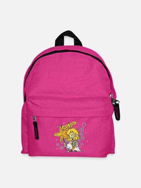 Micol - die Sternen-Schubserin / - Kinder Rucksack - Fuchsia