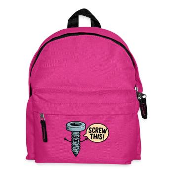 Au diable ce personnage de dessin animé qui se fait oublier - Sac à dos Enfant - fuchsia - Devant